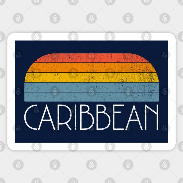 Caribbean vintage design Sticker by BodinStreet